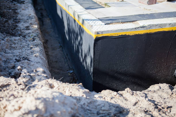 Residential Wet Basement Repair installation at a Mount Pleasant, TN home by SJ Waterproofing Pros